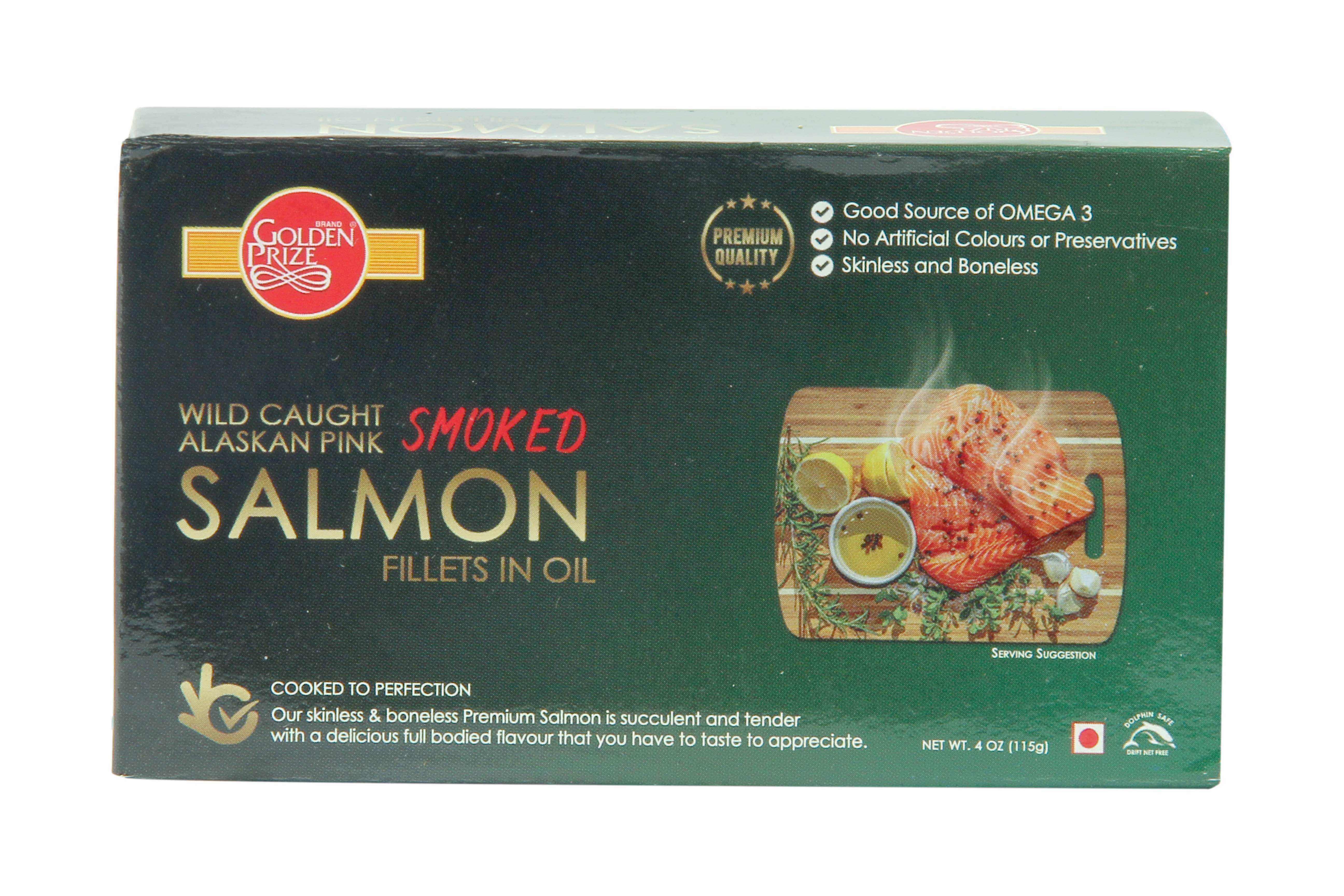 Smoked Salmon Fillets in Oil